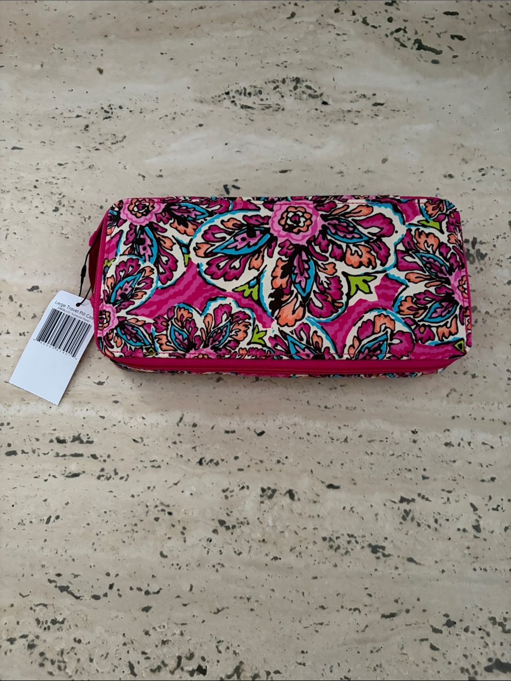 Vera Bradley Large Travel Pill Case Sunburst Floral